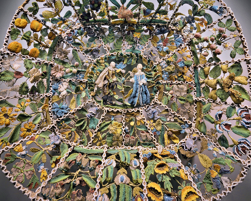 Stumpwork – Corning Museum of Glass, Corning, New York