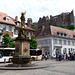 Kornmarkt-Blick zum Schloss Heidelberg