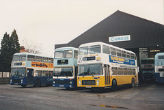 The Cambus garage in Ely – 29 Dec 1990 (134-29)