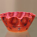 Pink fluted bowl