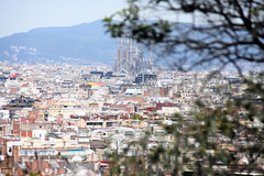 Blick von Museu Nacional d'Art de Catalunya