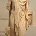 Statue of a Youth Wearing a Chlamys Found in Athens in the National Archaeological Museum of Athens, May 2014