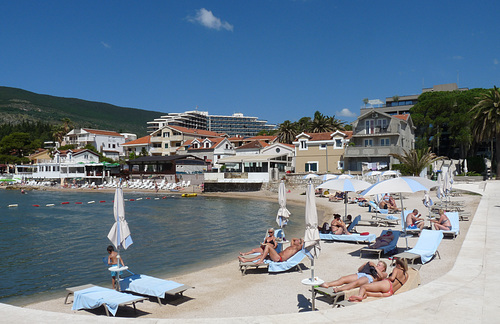 Beach at Igalo