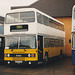 Viscount Bus and Coach B5 (H475 CEG) at the Cambus garage in Ely – 24 Dec 1990 (134-21)