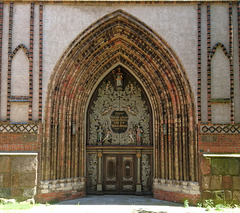 Eingang der Nikolaikirche, Stralsund