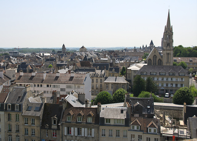 Caen Rooftops towards the close of day