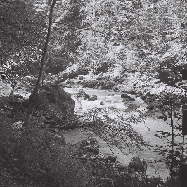 River Steyr at Stromboding Waterfalls