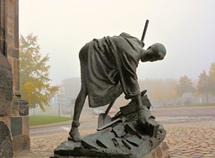 Magdeburg - vor der Johannis-Kirche