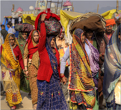 Kumbh Mela Pilgrims, Allahabad