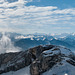 Blick über die Schweizer Alpen