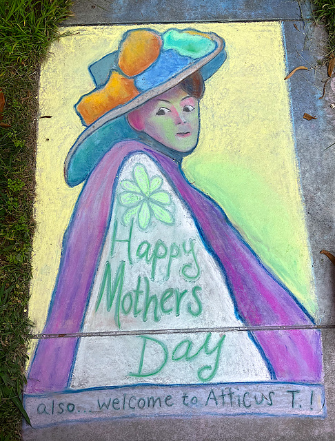 Pandemic: Mothers Day chalk