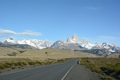 Argentina, National Park of Glaciers when Approaching from the South