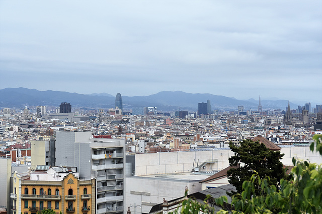 Blick von Museu Nacional d'Art de Catalunya