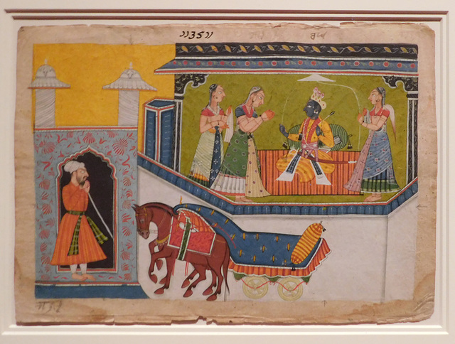 Rama Visits Sita and Tells of Banishment in the Metropolitan Museum of Art, September 2019