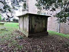 teignmouth st james church, devon, c19 mausoleum designed as a giant chest tomb