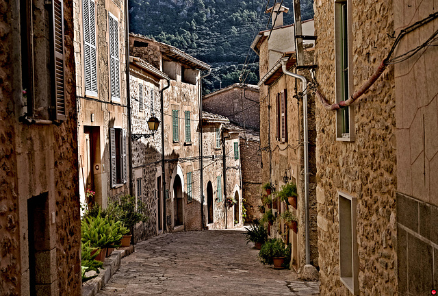 Gasse in Valldemossa...