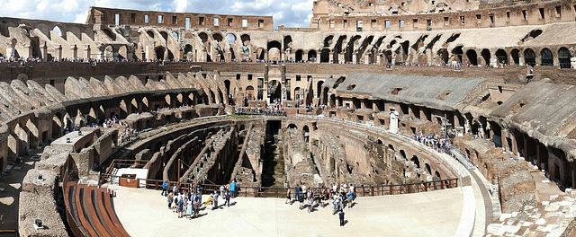 Rome - dans l'arène du Colisée