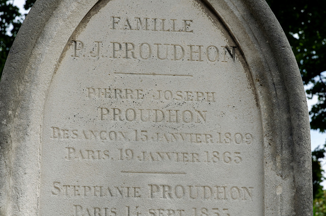 Pierre-Joseph Proudhon (Philosophe, économiste, journaliste, sociologue)