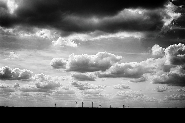 Windräder in der Ferne