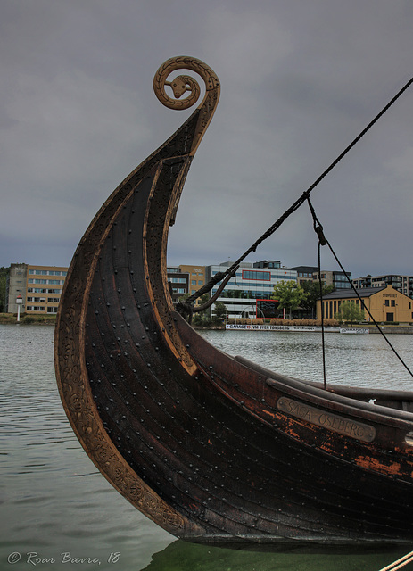 The Saga Oseberg, Oceberg ship replica.