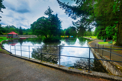 Boating Lake, Station Park, Moffat