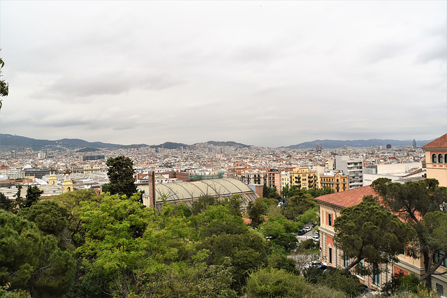 Blick von Museu Nacional d'Art de Catalunya