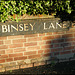 Binsey Lane sign