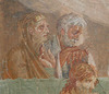 Detail of the Fresco with Admetus and Alcestis from the House of the Tragic Poet in Pompeii, ISAW May 2022