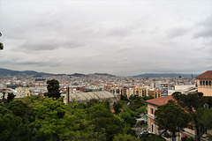 Blick von Museu Nacional d'Art de Catalunya