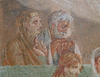 Detail of the Fresco with Admetus and Alcestis from the House of the Tragic Poet in Pompeii, ISAW May 2022