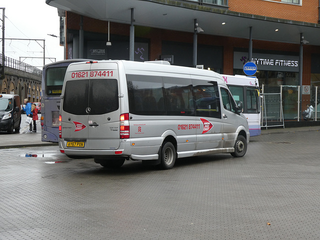 Arrow Taxis AY67 PXN in Chelmsford - 6 Dec 2019 (P1060241)