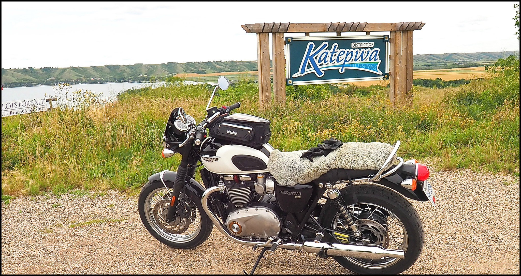 Bike ride north of Indian Head, Sask,