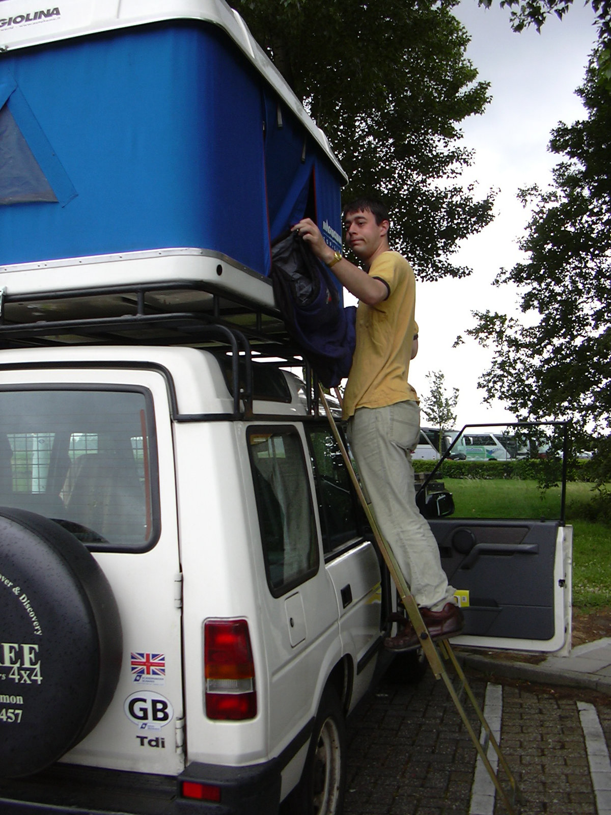 Home — roof tent on Discovery