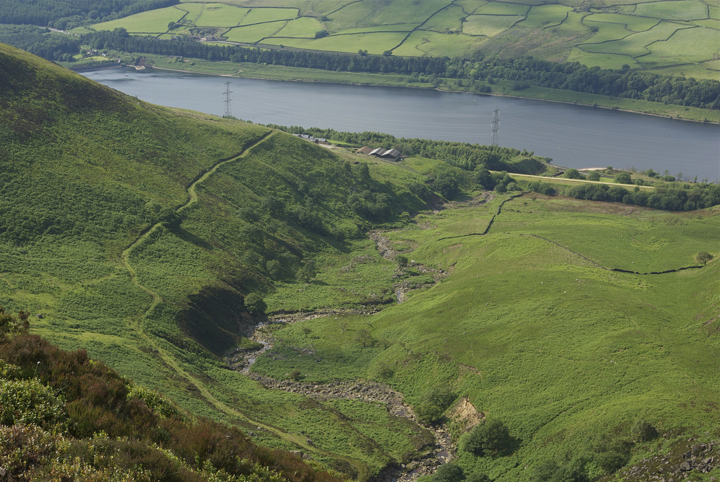 Torside Clough from The Pennine Way path