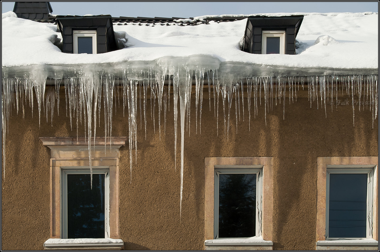 Eiszapfen im Oberdorf