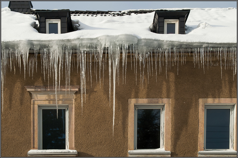 Eiszapfen im Oberdorf