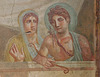 Detail of the Fresco with Admetus and Alcestis from the House of the Tragic Poet in Pompeii, ISAW May 2022