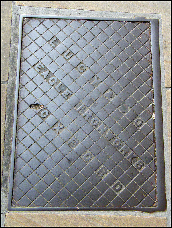 Eagle Ironworks manhole cover