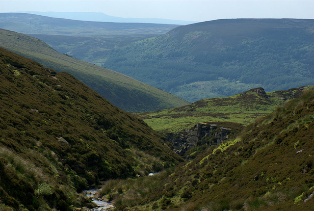 looking down Torside Clough