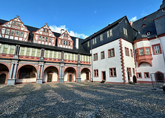 Innenhof von Schloss Weilburg