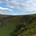 The Pennine Way path above Torside Clough