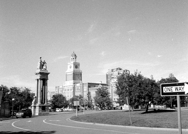 Sullivan's gate with East High School