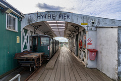 Hythe Pier Railway - the last and only stop