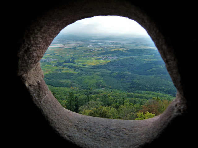 Blick vom Château du Haut-Kœnigsbourg