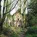 Ruins of an old building at the North end of Woody Park