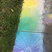 Pandemic chalk: Rainbow Puddle 3 (detail)