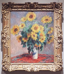 Bouquet of Sunflowers by Monet in the Metropolitan Museum of Art, July 2018