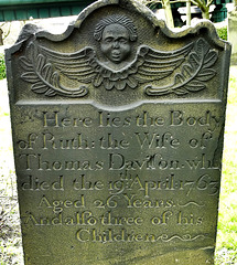 Gravestones at St Mary's Church Gateshead. Many of them are 300 years old yet the carving has survived so clearly on a majority. Only the very wealthy could afford a gravestone.