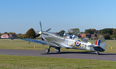 Spitfire G-CCCA at Solent Airport (2) - 26 September 2018