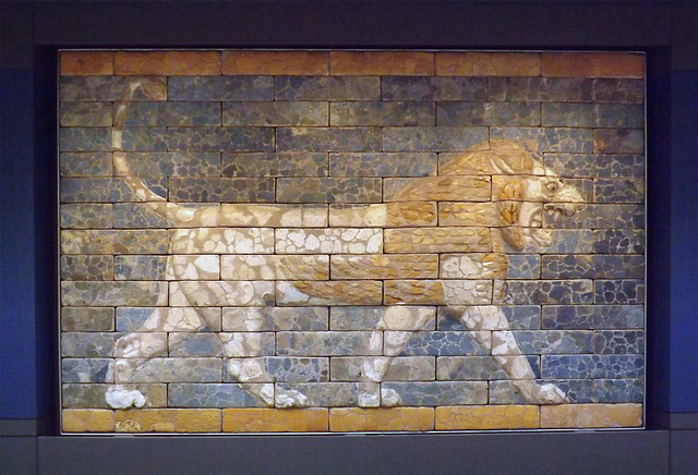 Lion from Babylon in the British Museum, May 2014